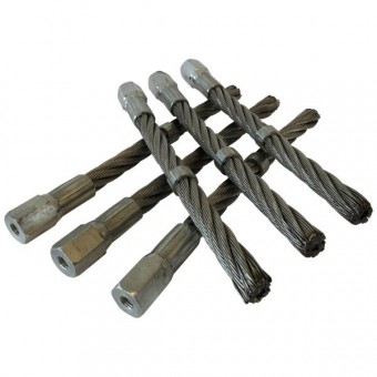 Texas Set 6 perii metal pentru Pro Weed 700/710, 20cm - 5714829065625