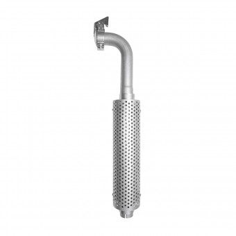 Toba esapament din inox pentru Tractor Forestier patrata, MAN 4-6 pistoane cu filtru amortizare HQ