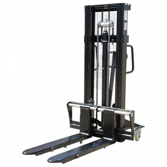 Transpalet manual cu sarcina maxima 1.5T, inaltime ridicare 2500mm, furci 1150mm Breckner Germany