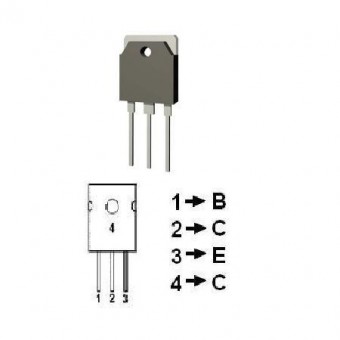 TRANZISTOR NPN 160V, 1.5A, 25W, 100MHZ