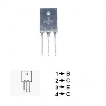 TRANZISTOR NPN COMUTATIE 12A 45W IZOLAT CU DIODA PROTEC