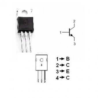 TRANZISTOR NPN DE PUTERE  60V, 3A, 30W, 90MHZ