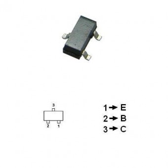 TRANZISTOR SMD NPN DE SEMNAL MIC BC847A