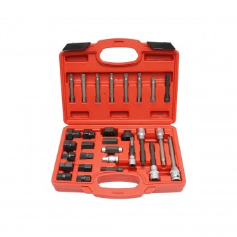 Trusa chei pentru montat si demontat fulie alternator 30 piese Breckner Germany