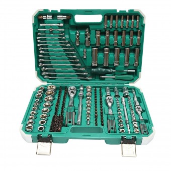 Trusa chei tubulare, hexagonale, priza adanca 4-32mm, chei fixe 8-19mm, biti, torx, hex, spline 218 piese Breckner Germany