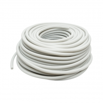 Tub flexibil copex 16mm fara fir, polietilena HDPE 750N gri 100m/rola