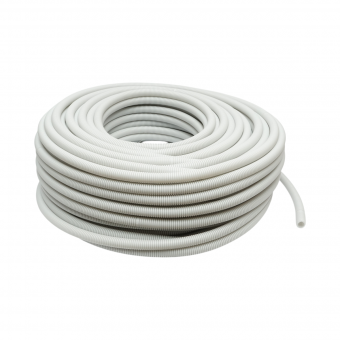 Tub flexibil copex 20mm cu fir, polietilena HDPE 750N gri 100m/rola