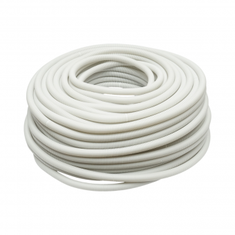 Tub flexibil copex 20mm fara fir, ignifug din polietilena HDPE 320N gri 100m/rola