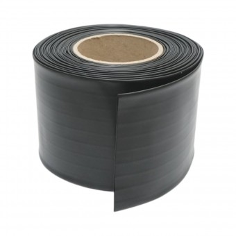 Tub termocontractabil 100mm negru 25m/rola