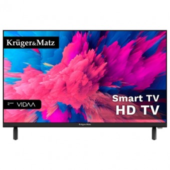 Tv led hd smart vidaa 24inch 61cm 220v kruger&matz