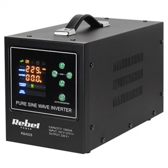 Ups centrale termice sinus pur 1000va 700w 12v rebel