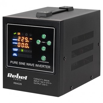 Ups centrale termice sinus pur 500va 300w 12v rebel