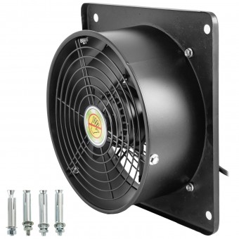 Ventilator evacuare pentru spatii comerciale, Capac Otel, 74.5W, 1850 m³/h, 318x318 mm, 65 dB, 2600 rpm
