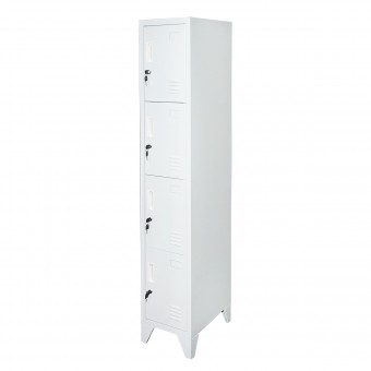 Vestiar, dulap metalic cu 4 usi securizate 1700x300x450mm Breckner Germany