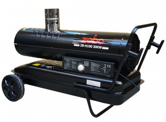 Zobo ZB-H100 Tun de aer cald, ardere indirecta, 30kW, 230V, 200mp