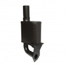 Amortizor toba esapament 240x150mm pentru JCB 3CXS-PC, 4CX-PC, 3CX, 215/3CX 15, 214e/3C 14, 215S/4CX 15, 214/3CX 14-PC, 3CX-T, 4CX, 3CXS OEM 128-H2997