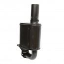 Amortizor toba esapament 240x150mm pentru JCB 3CXS-PC, 4CX-PC, 3CX, 215/3CX 15, 214e/3C 14, 215S/4CX 15, 214/3CX 14-PC, 3CX-T, 4CX, 3CXS OEM 128-H2997