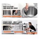 Aparat automat pentru pasteurizare/strilizare lapte, sucuri, Inox, Capacitate 30 l, 590 x 590 x 980 mm