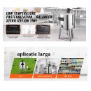 Aparat automat pentru pasteurizare/strilizare lapte, sucuri, Inox, Capacitate 30 l, 590 x 590 x 980 mm