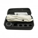 Aparat de cafea portabil cu acumulator 9000mAh, 12V, 140W, incalzire apa, presiune 15 bar, rezervor apa 90ml, cafea macinata, capsule Nespresso