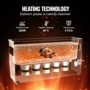 Aparat de curatat cu ultrasunete, Capacitate 10 l, 300W, frecventa ultra-înalta 40 kHz, Cosuri si camera interioare, Inox, 0 la 80°C