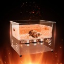 Aparat de curatat cu ultrasunete, Capacitate 15 l, 360W, 40kHz, Cosuri si camera interioare, Inox, 0 la 80°C