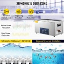 Aparat de curatat cu ultrasunete, Capacitate 22 l, 200W, frecventa ultra-inalta 40 kHz, Inox, 0-80℃, 8 traductoare
