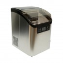 Aparat de facut cuburi de gheata inox 20 kg/24h, rezervor apa 2.5L, cos colectare 1.2kg, autocuratare, afisaj digital