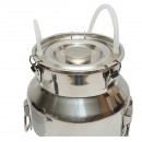 Aparat de muls 60W, 220V cu 1 post pentru vaci, bidon inox 14L