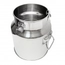 Aparat de muls 60W, 220V cu 1 post si bidon de inox 14L pentru capre si oi