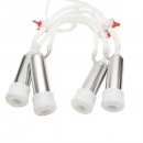 Aparat de muls portabil cu 1 post pentru vaci bidon inox 18l