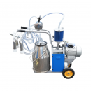 Aparat de muls vaci 1 post 550W, 220V bidon inox 25L, grup de muls cu 4 mansoane, presiune vid 40-50 kPa, pulsatii 64 cpm