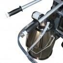 Aparat de muls vaci 1 post 650W, bidon inox 25L, grup de muls cu 4 mansoane, presiune vid 45-50 kPa, pulsatii 60-80 cpm