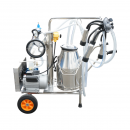 Aparat de muls vaci 1 post 750W, 220V bidon inox 25L, grup de muls cu 4 mansoane, presiune vid 40-50 kPa, pulsatii 60-80 cpm