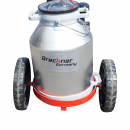 Aparat de muls vaci 1 post bidon 30L aluminiu cu vid in cadru(vacuum) Breckner Germany
