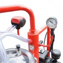 Aparat de muls vaci 1 post bidon 40L inox cu vid in cadru(vacuum) Breckner Germany