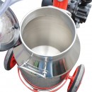 Aparat de muls vaci 1 post bidon 40L inox cu vid in cadru(vacuum) Breckner Germany