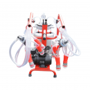Aparat de muls vaci 2 posturi bidon 40L aluminiu cu vid in cadru(vacuum)  Breckner Germany