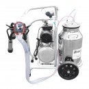 Aparat de muls vaci cu grup colector 160cc, sasiu galvanizat, bidon inox 30L, 1 post Breckner Germany