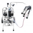 Aparat de muls vaci cu grup colector 160cc, sasiu galvanizat, bidon inox 30L, 1 post Breckner Germany