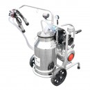 Aparat de muls vaci cu grup colector 160cc, sasiu galvanizat, bidon inox 30L, 1 post Breckner Germany