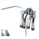 Aparat de muls vaci cu grup colector 160cc, sasiu galvanizat, bidon inox 30L, 1 post Breckner Germany