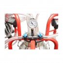 Aparat de muls vaci cu grup colector 160cc, sasiu galvanizat, bidon inox 40L, 2 posturi Breckner Germany
