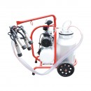 Aparat de muls vaci cu grup colector 160cc, sasiu vopsit electrostatic, bidon aluminiu 30L, 1 post Breckner Germany