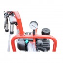 Aparat de muls vaci cu grup colector 160cc, sasiu vopsit electrostatic, bidon aluminiu 30L, 1 post Breckner Germany