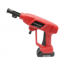 Aparat de spalat cu presiune portabil, 2 acumulatori 20V, 2Ah Li-ion, 180W, 10 bar, debit 3 L/min, rezervor spuma 400ml, cap rotativ 6 functii