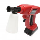 Aparat de spalat cu presiune portabil, 2 acumulatori 20V, 2Ah Li-ion, 180W, 10 bar, debit 3 L/min, rezervor spuma 400ml, cap rotativ 6 functii