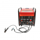 Aparat de sudura 160A cu generator electric 5KW/220V, motor pe benzina 13 CP, pornire manuala Breckner Germany