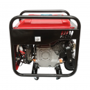 Aparat de sudura 160A cu generator electric 5KW/220V, motor pe benzina 13 CP, pornire manuala Breckner Germany
