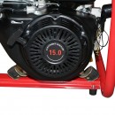 Aparat de sudura 200A cu generator electric 5KW/220V, motor pe benzina 15 CP, pornire cheie Breckner Germany